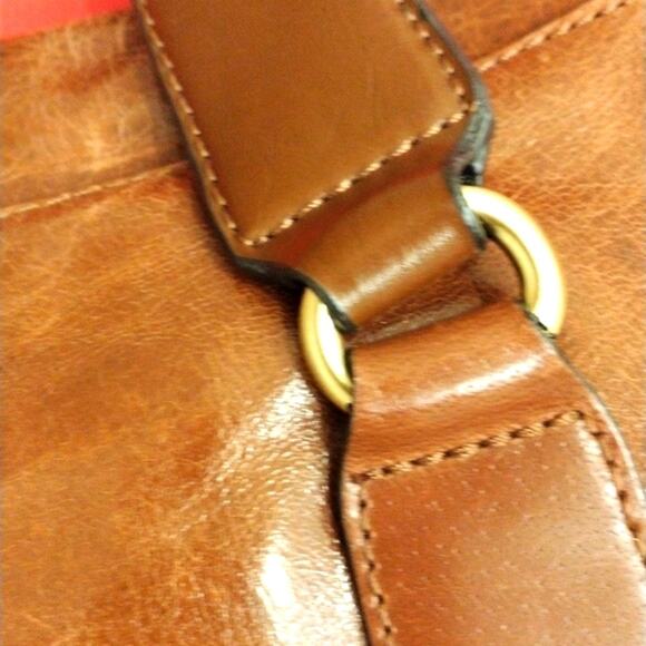 Peace Patent Leather Purse Brown Shoulder Bag Handbag Festival Boho Fairy Gypsy - Picture 8 of 10